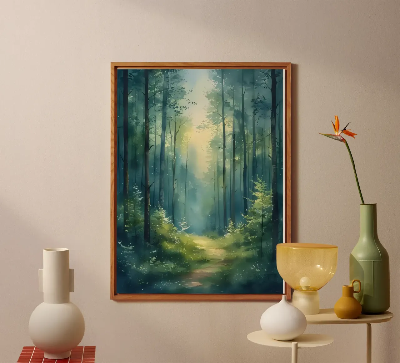 Enchanted Forest Path forex plate by Artistic-shop