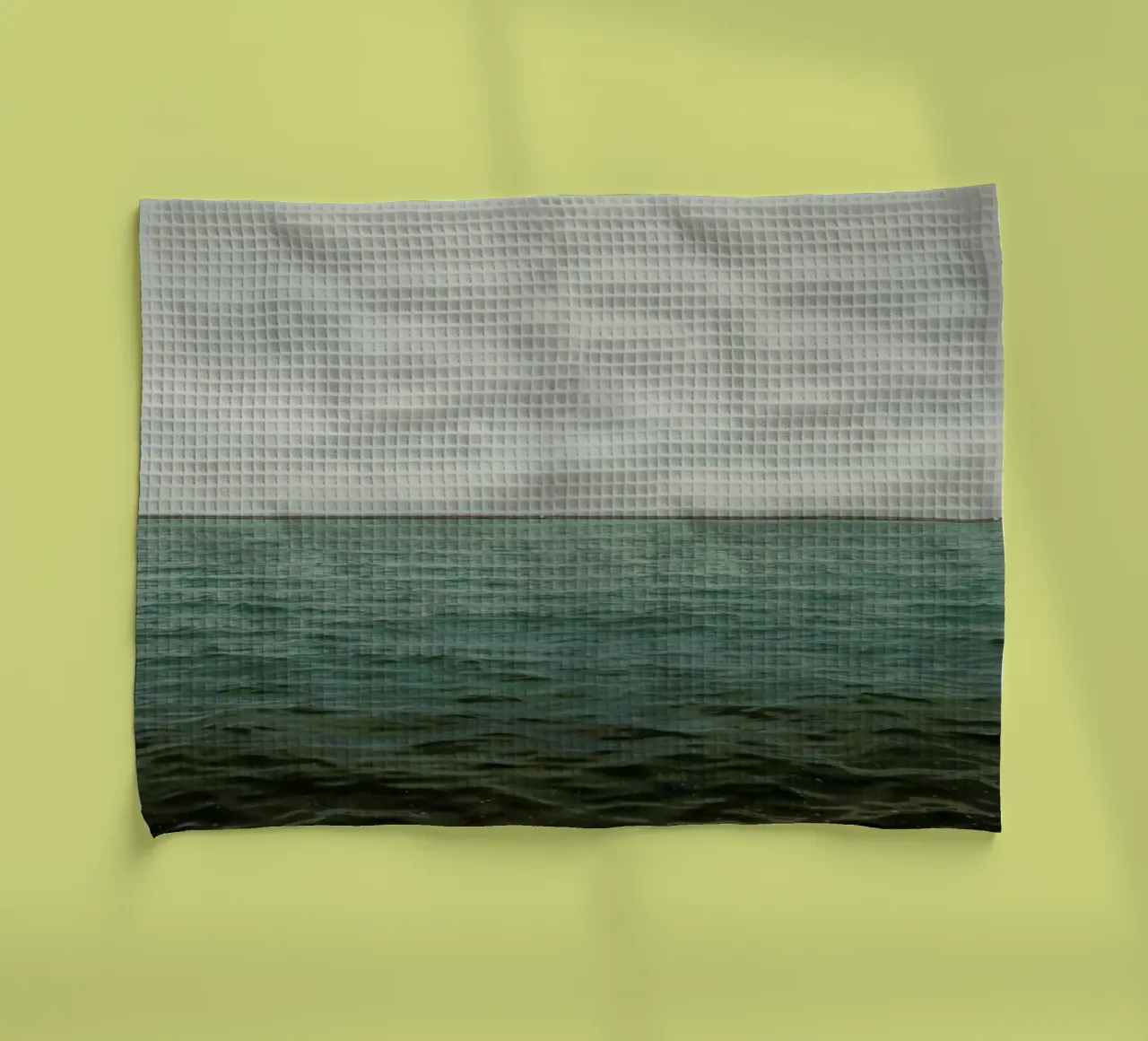 Lake Michigan tea towel by Marc Gruninger
