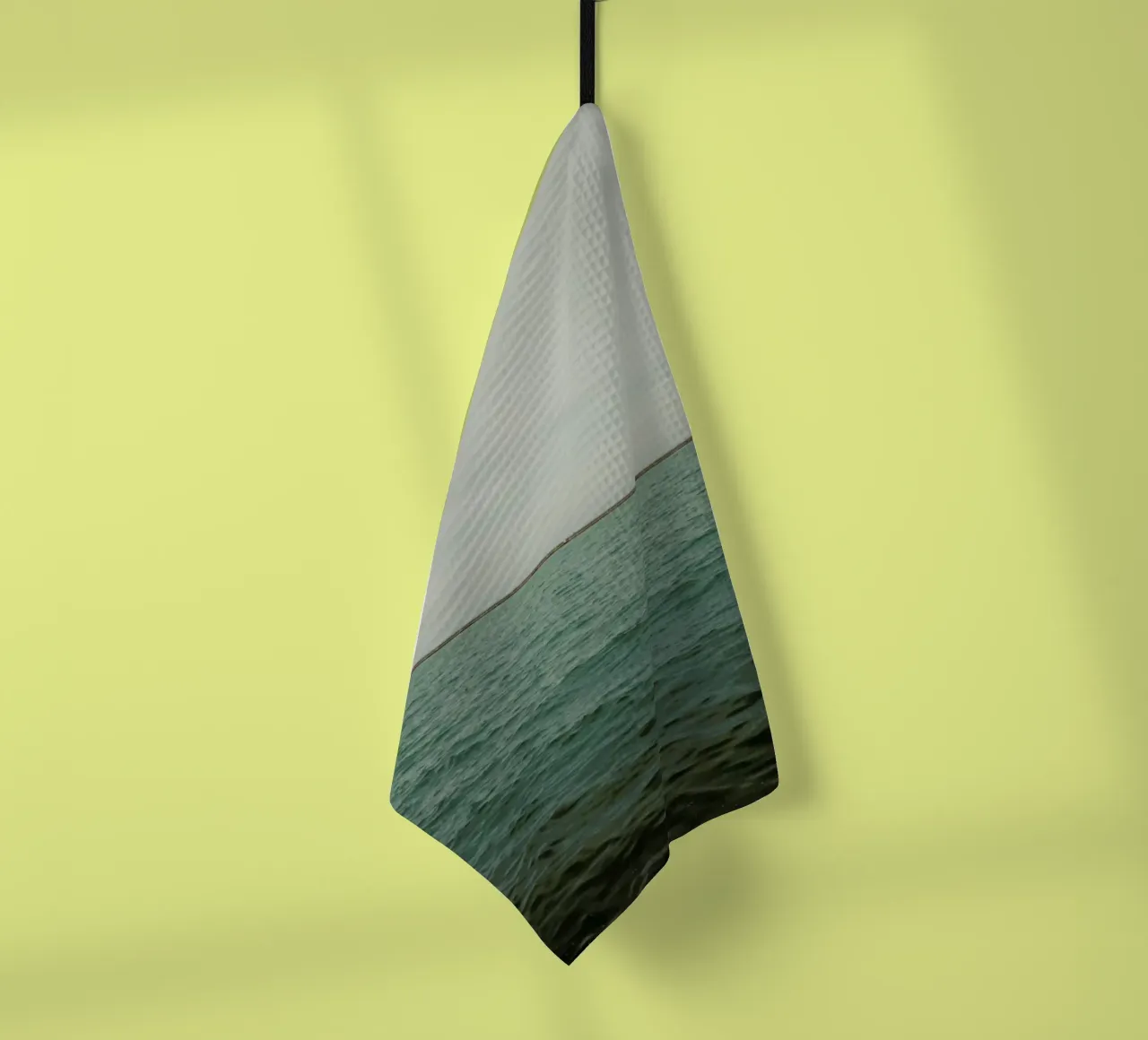 Lake Michigan tea towel by Marc Gruninger