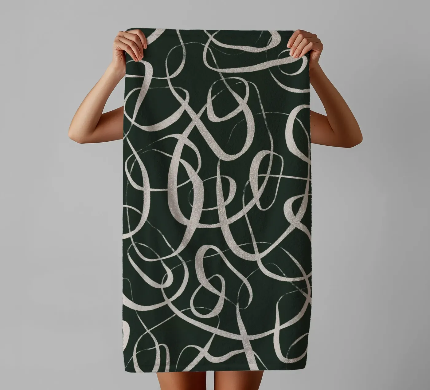 Pattern No 185 badhanddoek van treechild