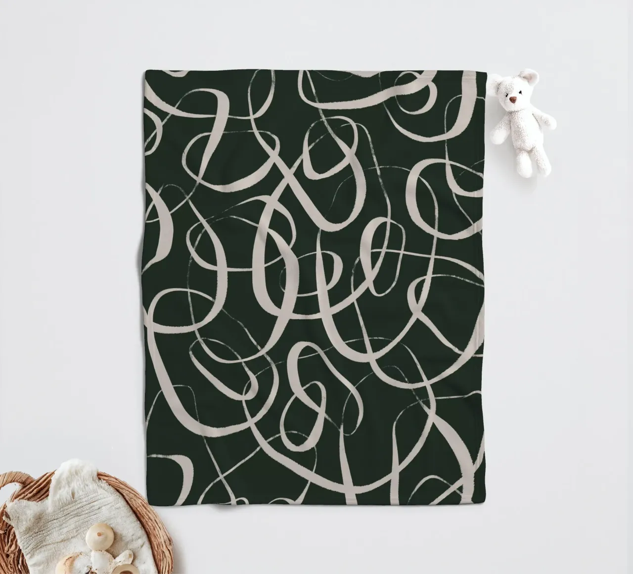 Pattern No 185 Fleecedecke von treechild