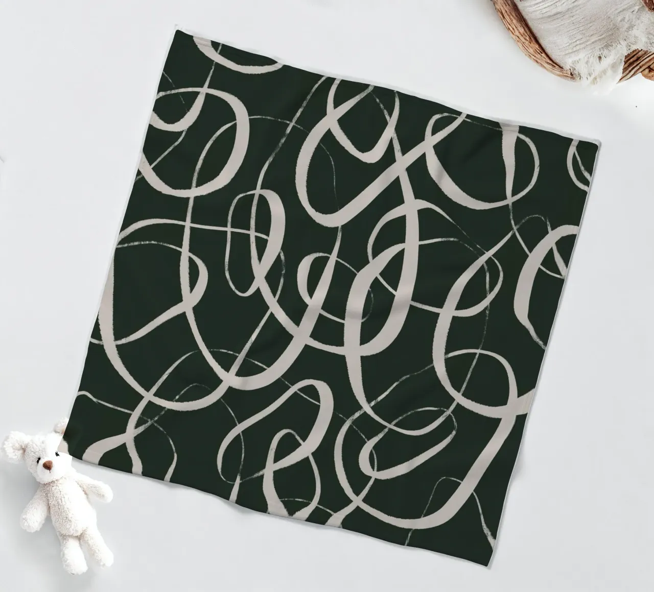 Pattern No 185 manta de franela de treechild