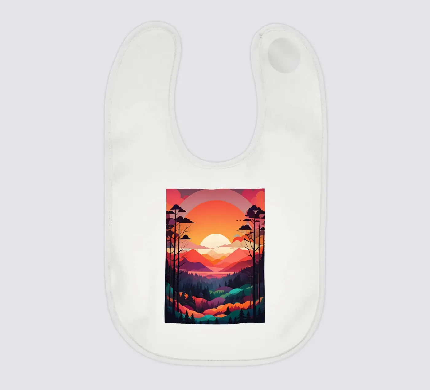 Sunset Symphony Babylätzchen von Artistic-shop