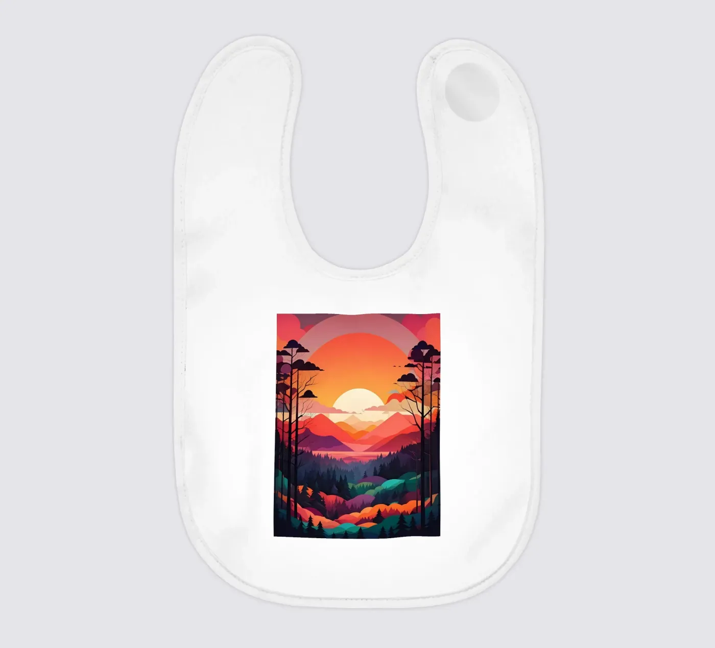 Sunset Symphony Babylätzchen von Artistic-shop