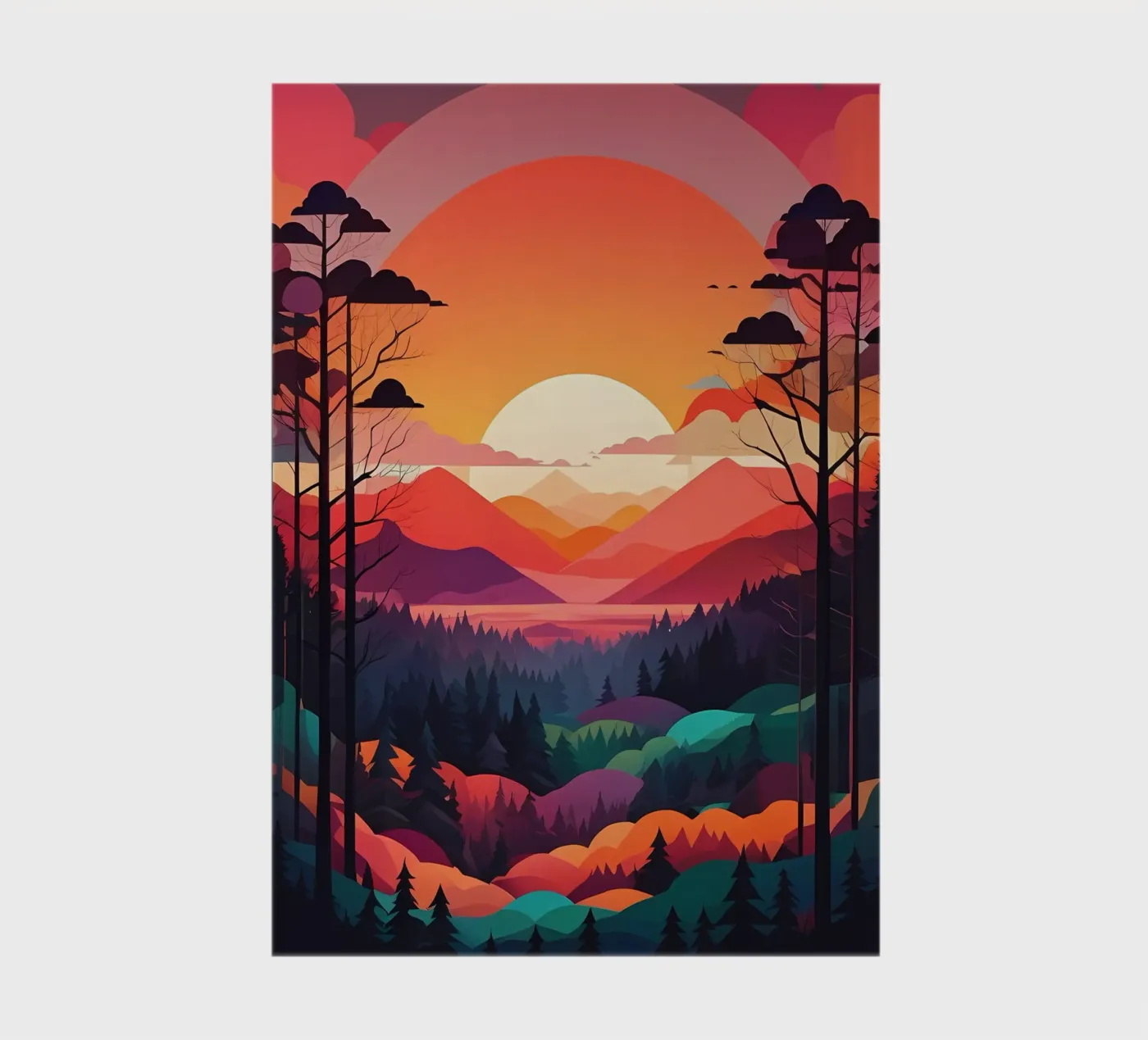 Sunset Symphony notebook by Artistic-shop