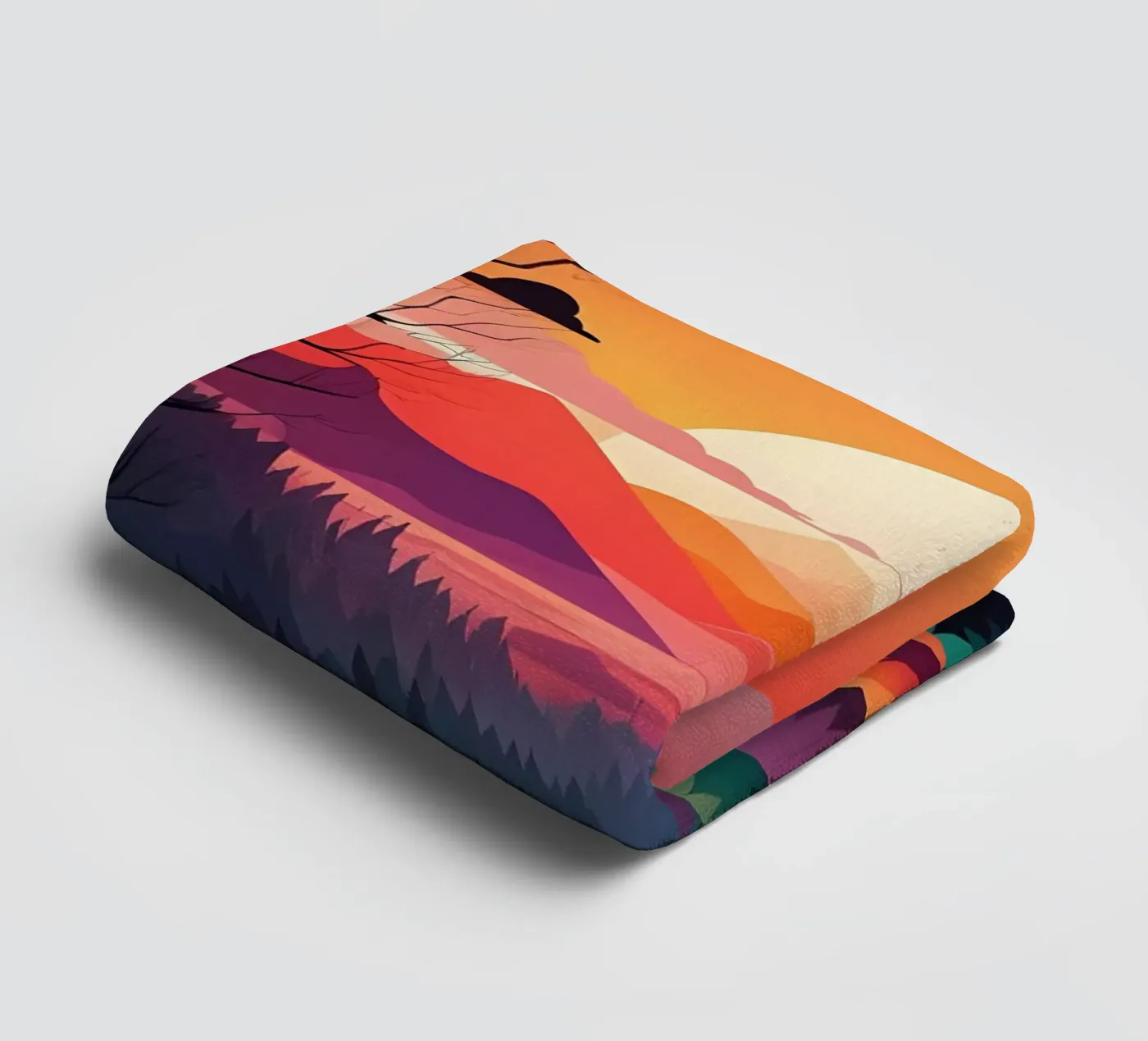 Sunset Symphony towel by Artistic-shop