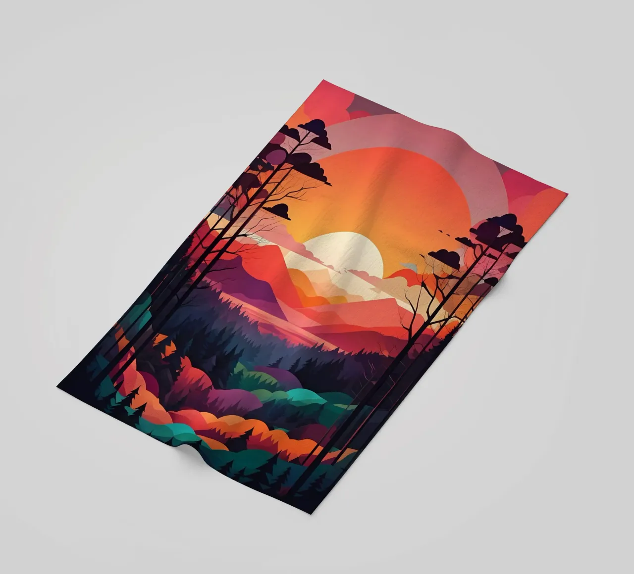 Sunset Symphony telo mare da Artistic-shop