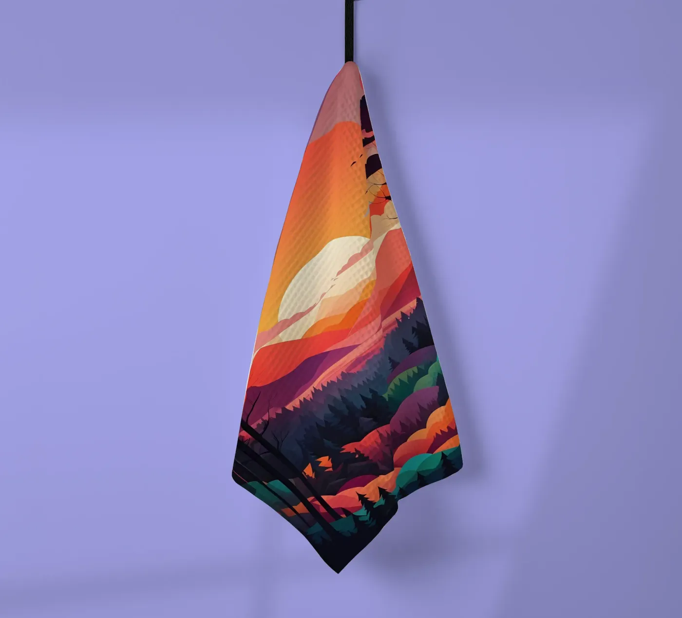 Sunset Symphony Geschirrtuch von Artistic-shop