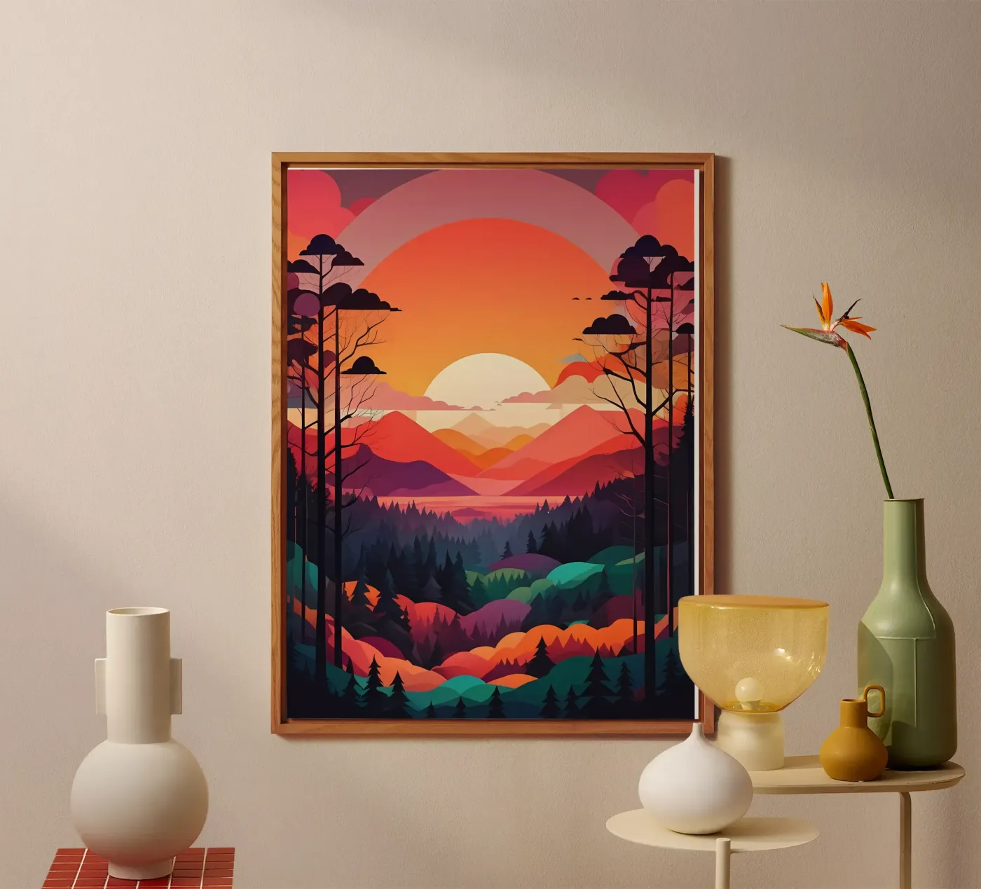 Sunset Symphony forex plate by Artistic-shop