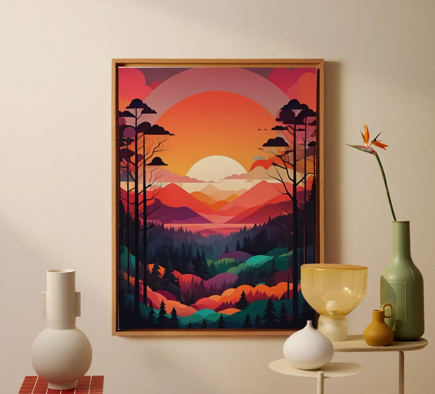 Sunset Symphony tela da Artistic-shop