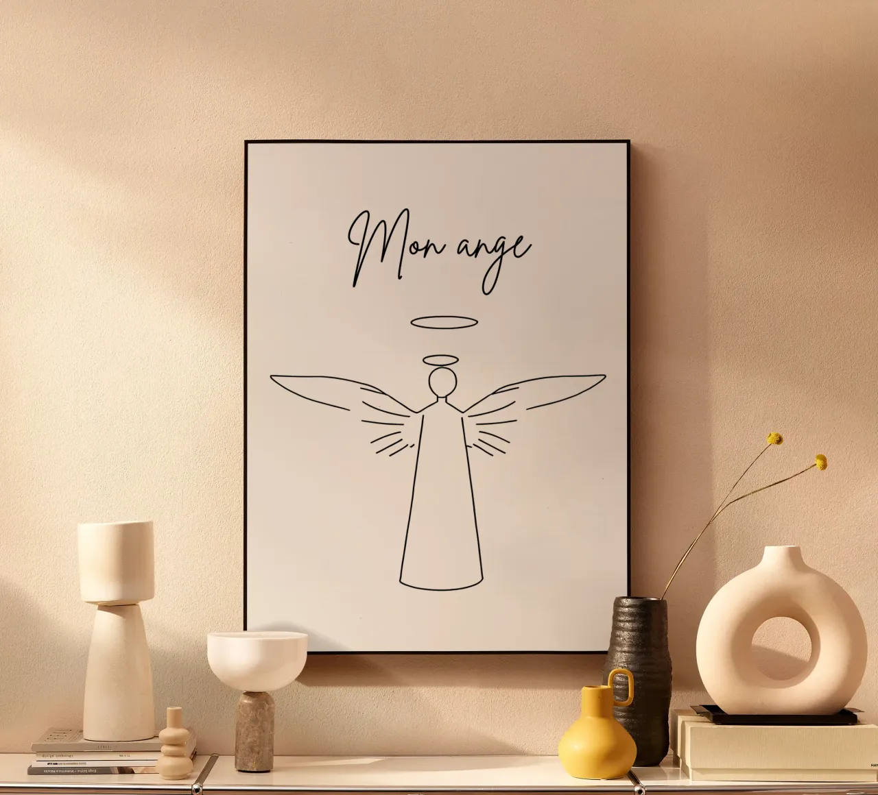 Mon ange 1 alluminio dibond da Rezh creations