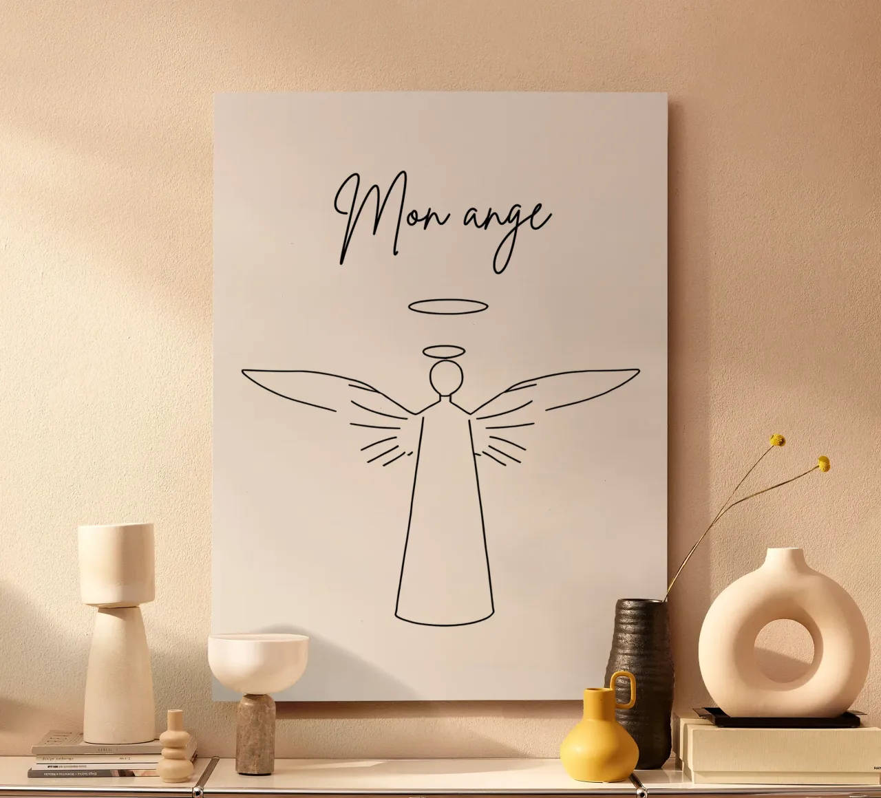 Mon ange 1 alluminio dibond da Rezh creations