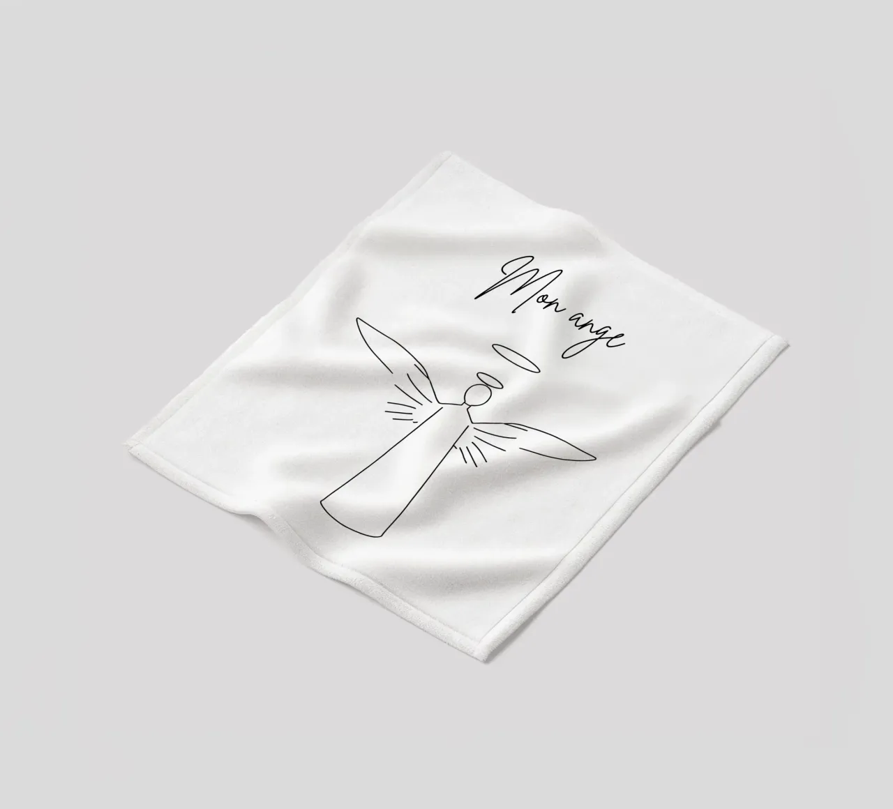 Mon ange 1 coperta in pile da Rezh creations