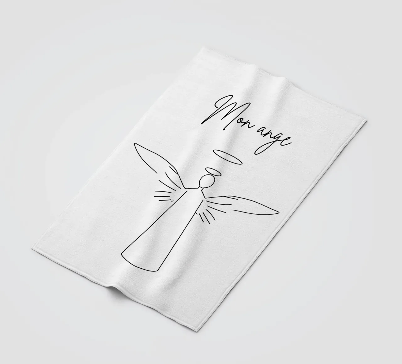 Mon ange 1 coperta in pile da Rezh creations