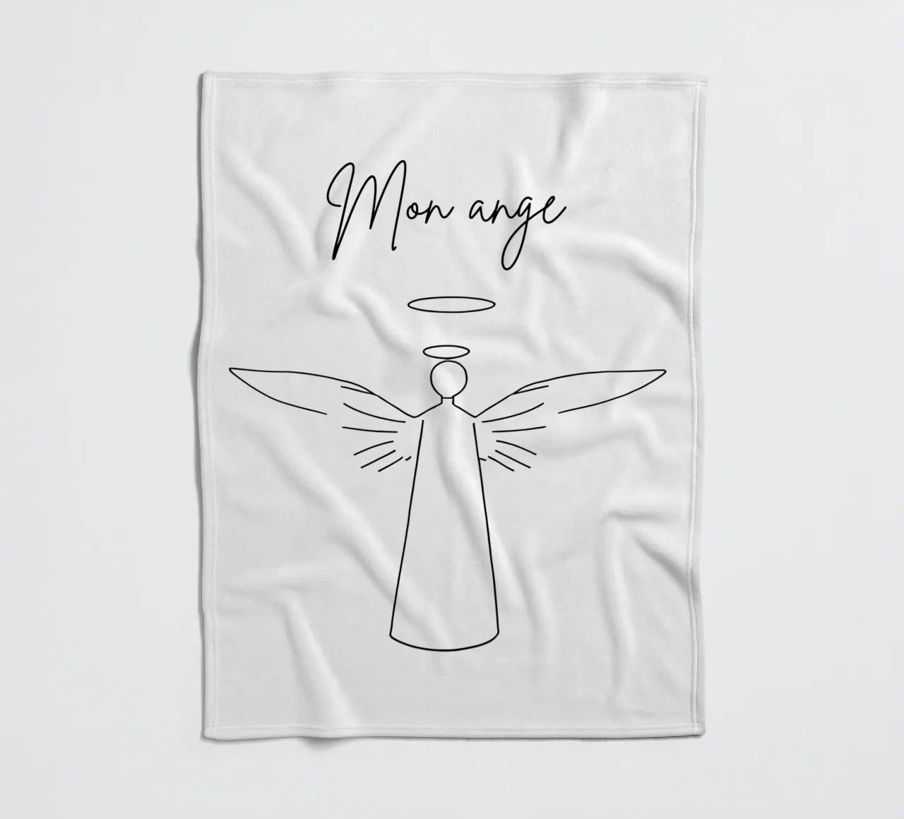 Mon ange 1 coperta in pile da Rezh creations
