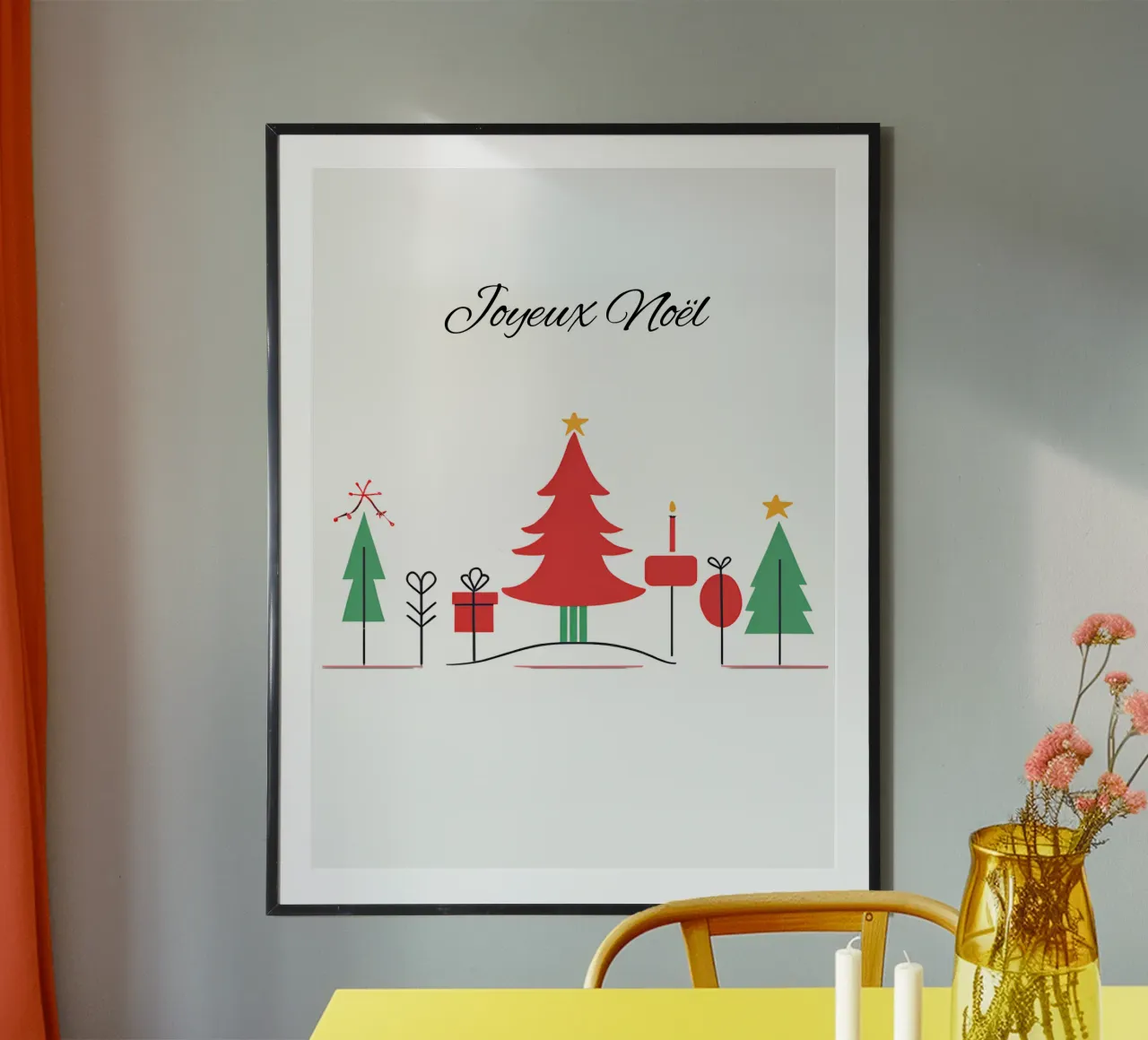 Minimalist Christmas to personalise hahnemühle by Rezh creations
