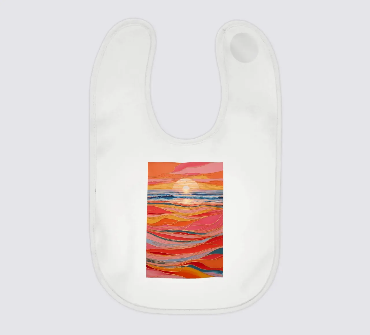 Sunset Symphony Babylätzchen von Artistic-shop