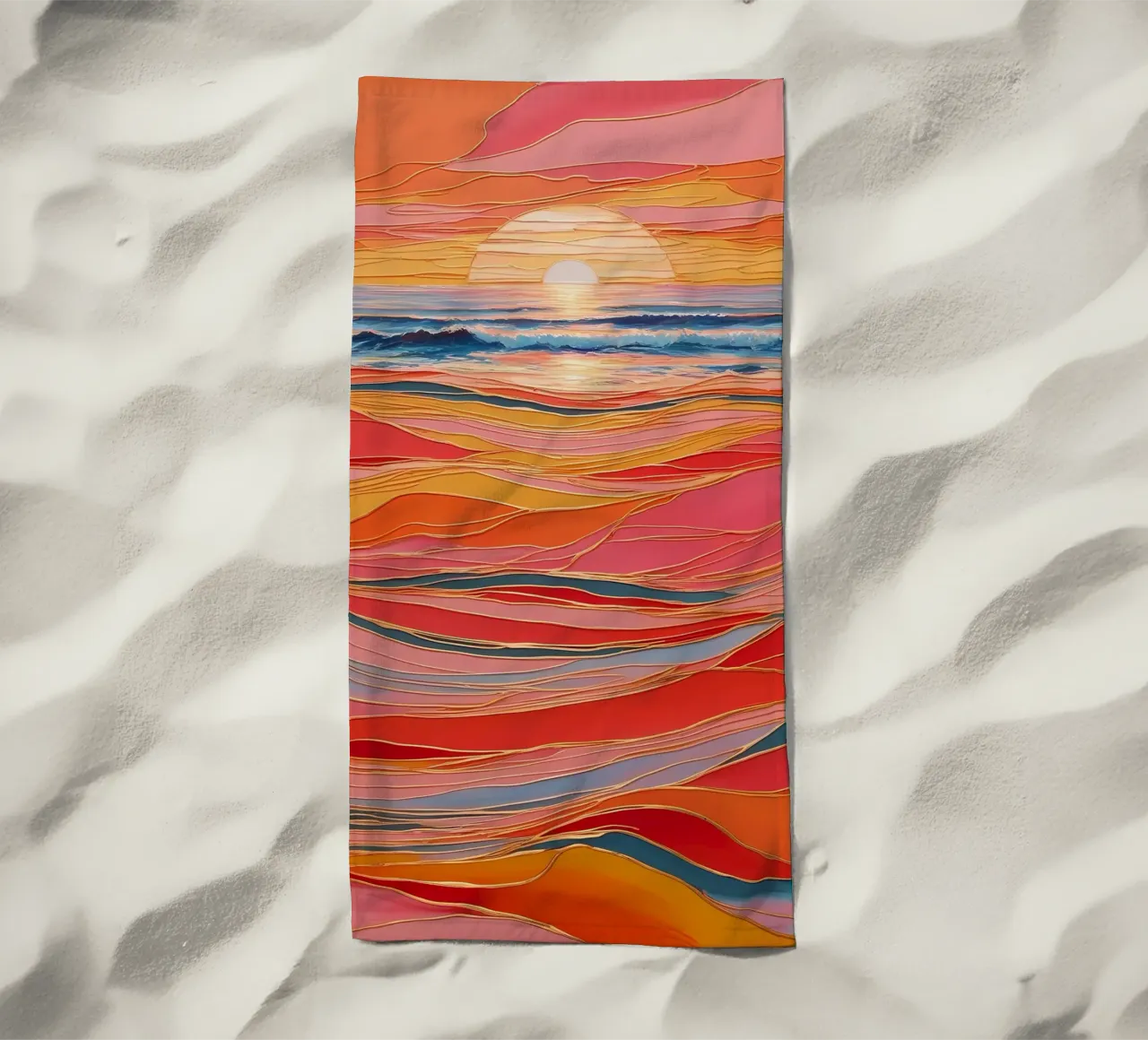 Sunset Symphony telo mare da Artistic-shop