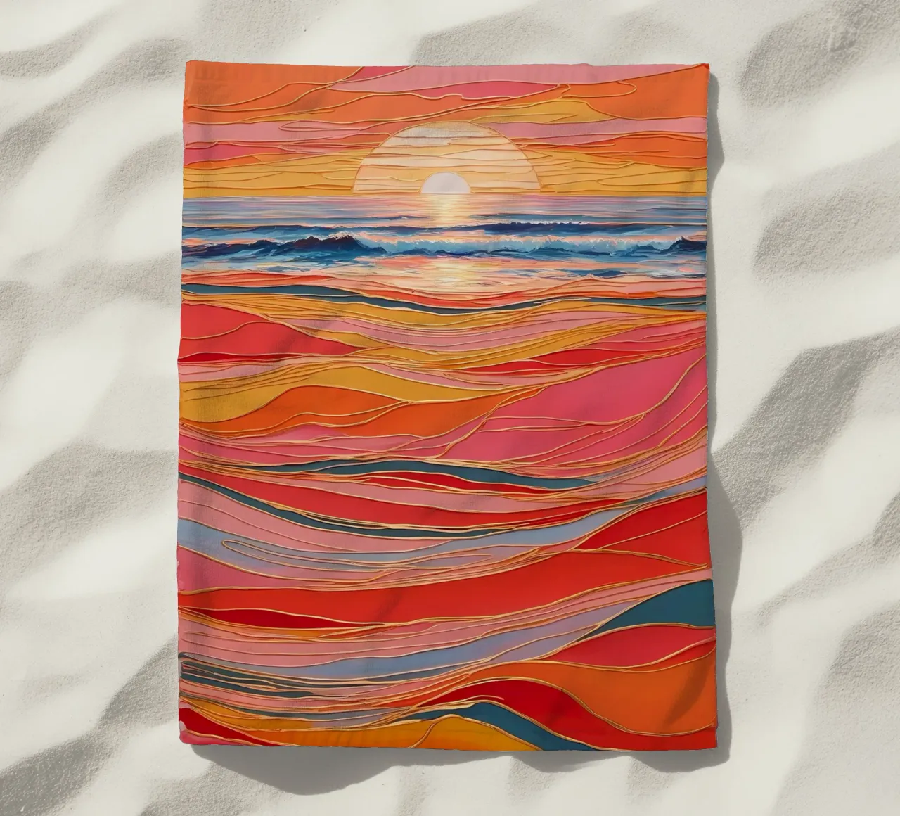 Sunset Symphony telo mare da Artistic-shop