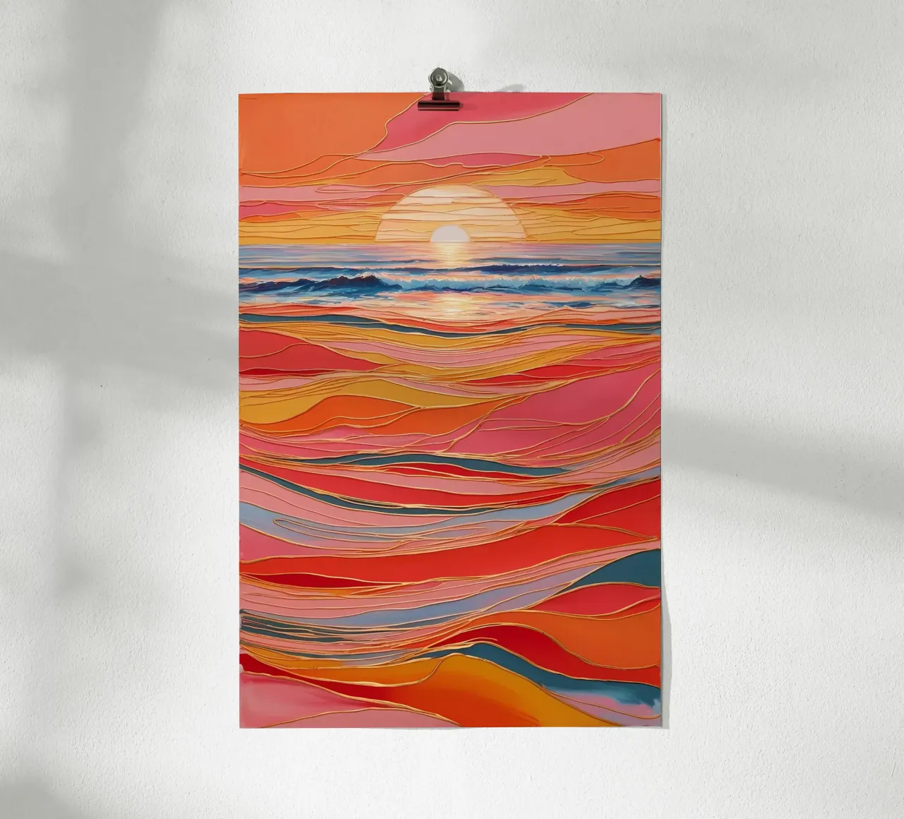 Sunset Symphony poster by Artistic-shop
