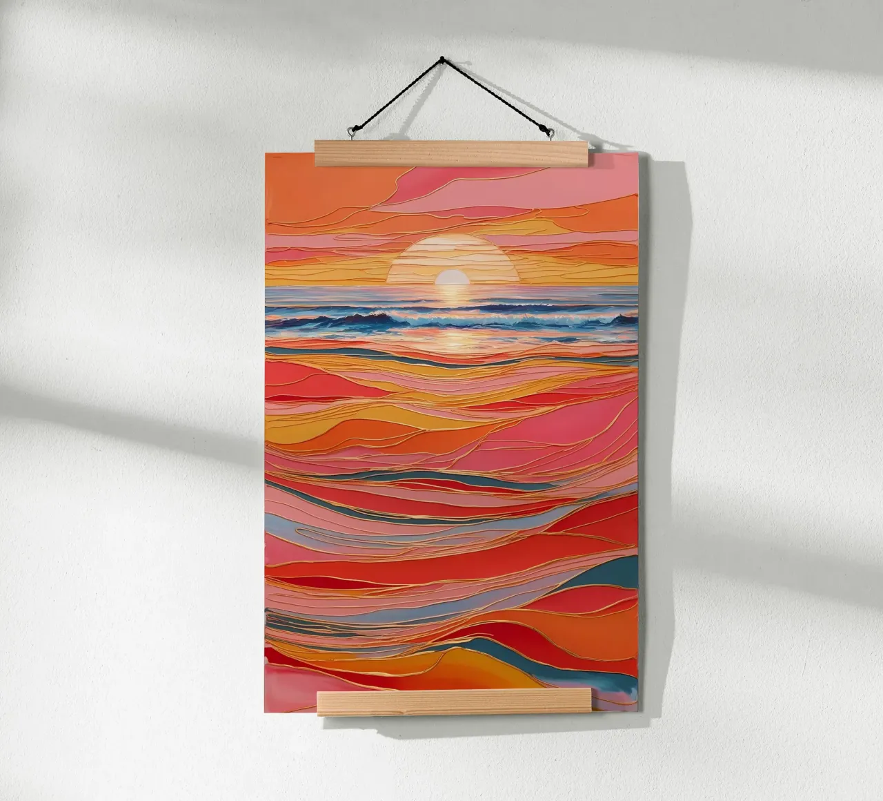 Sunset Symphony poster by Artistic-shop