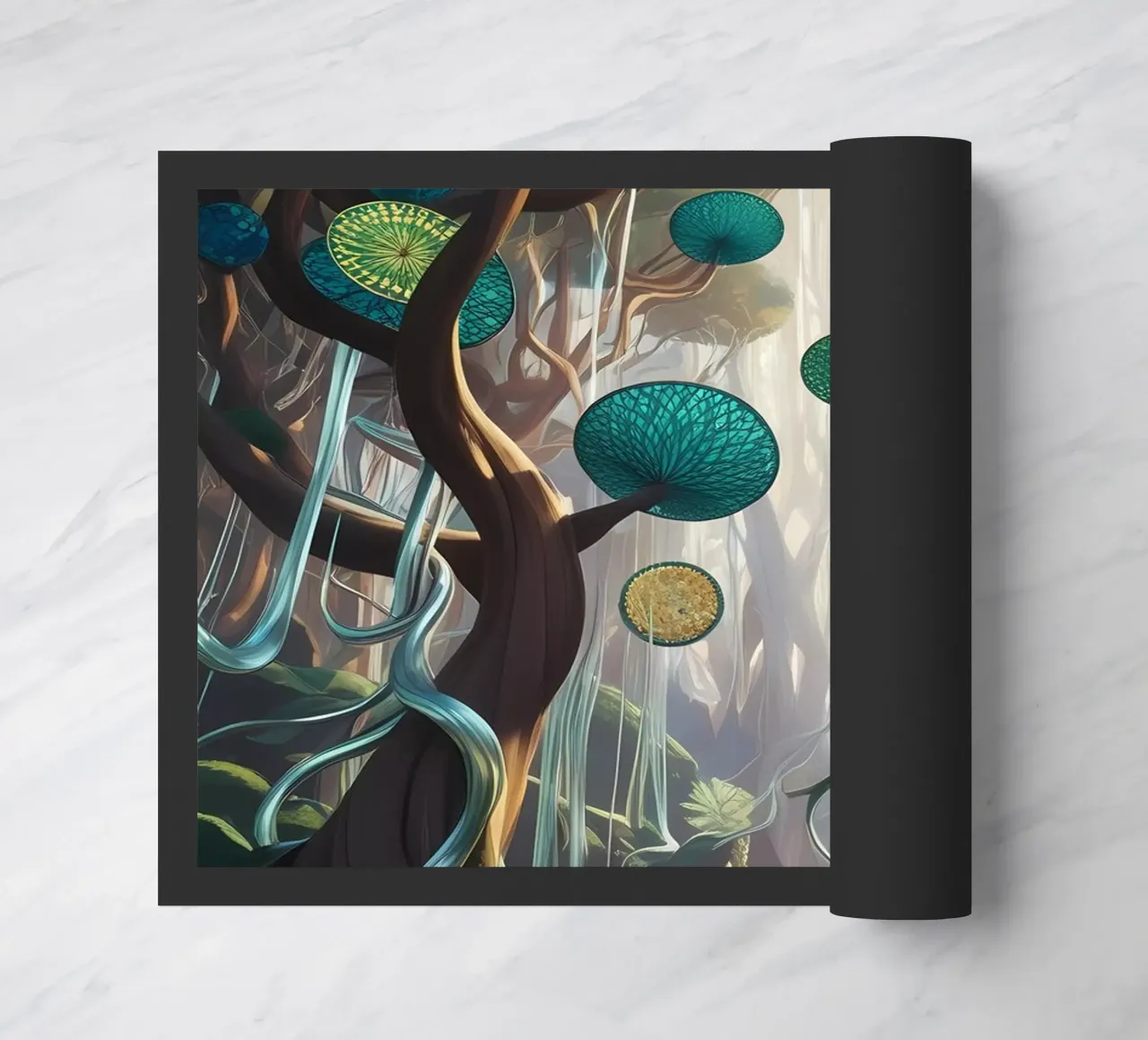 Enchanted Canopy doormat by Artistic-shop