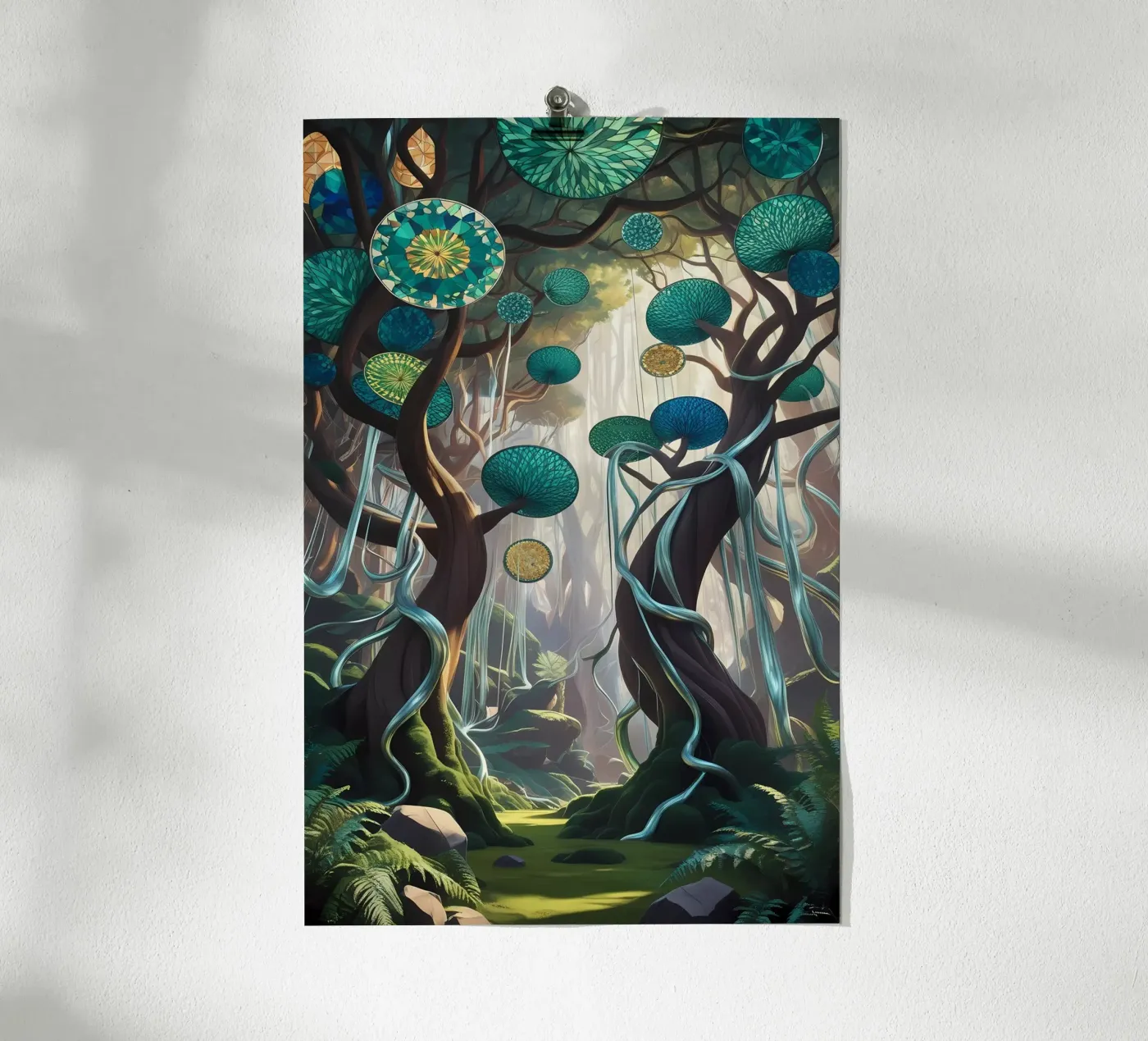 Verzaubertes Vordach Poster von Artistic-shop