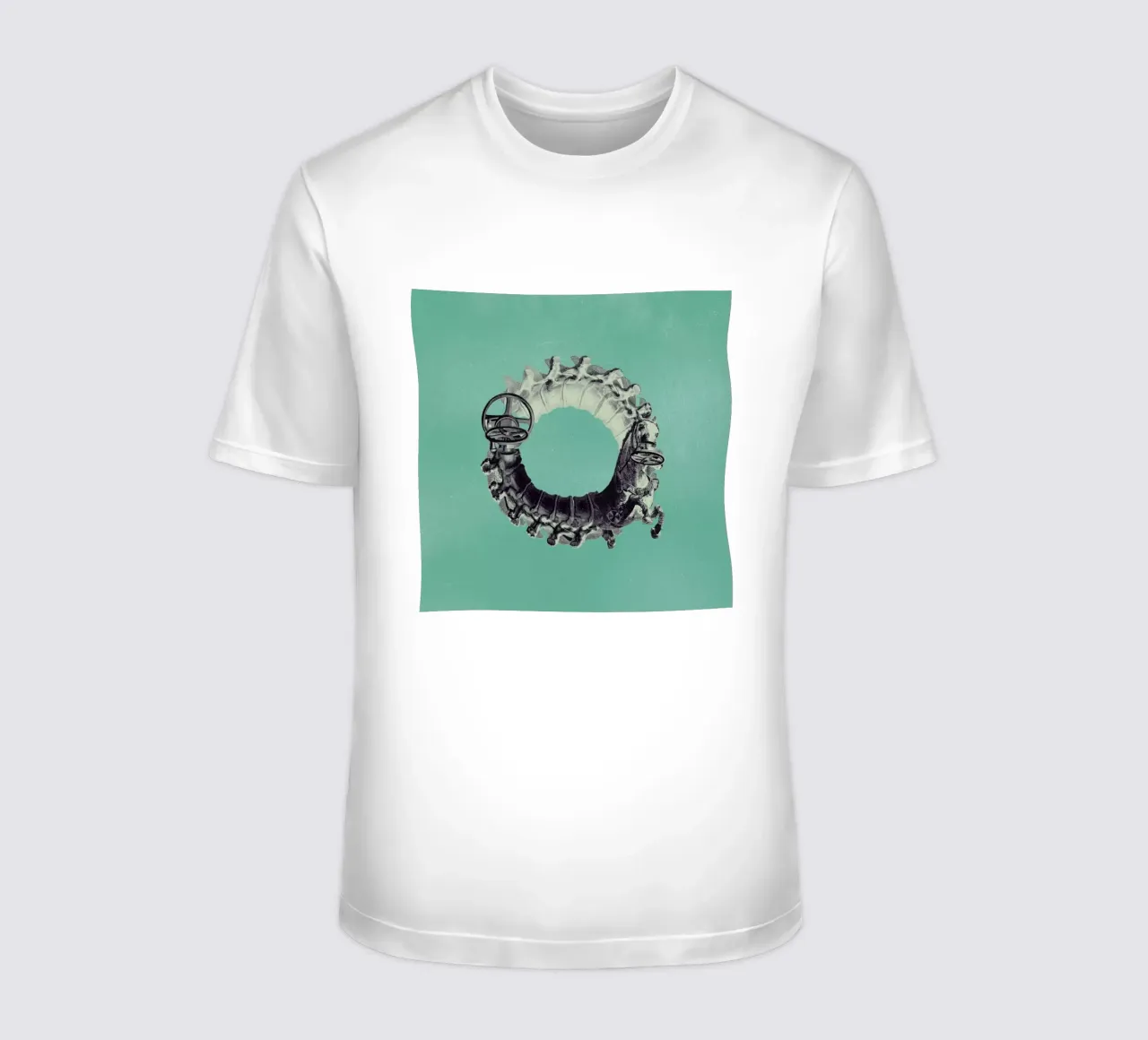 Steampunk Alphabet Letter O t-shirt by Birgit Palma