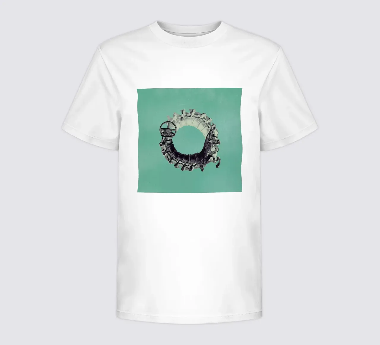 Steampunk Alphabet Letter O kids t-shirt by Birgit Palma