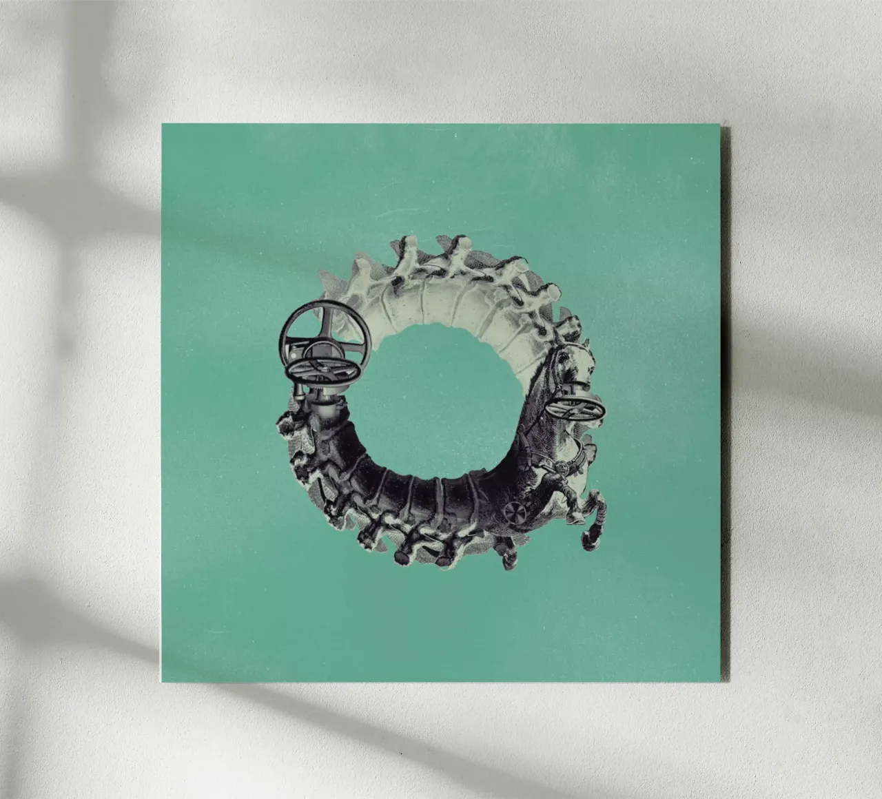 Steampunk Alphabet Letter O forex plate by Birgit Palma