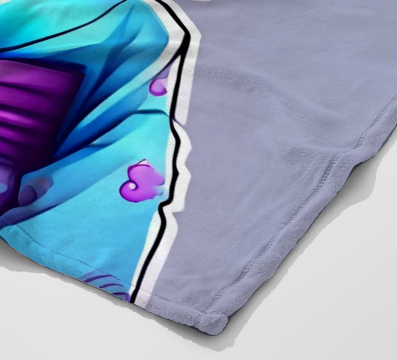 Black geisha 2 fleece blanket by Rezh creations