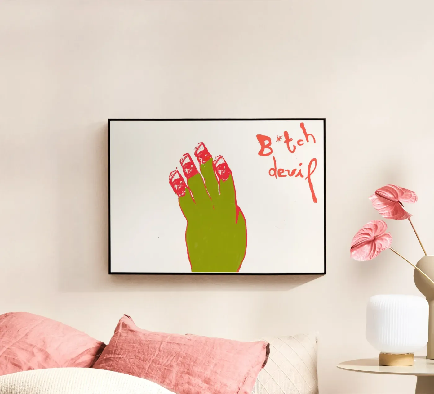 Female Devil Acryl-Glas von Nepomuk