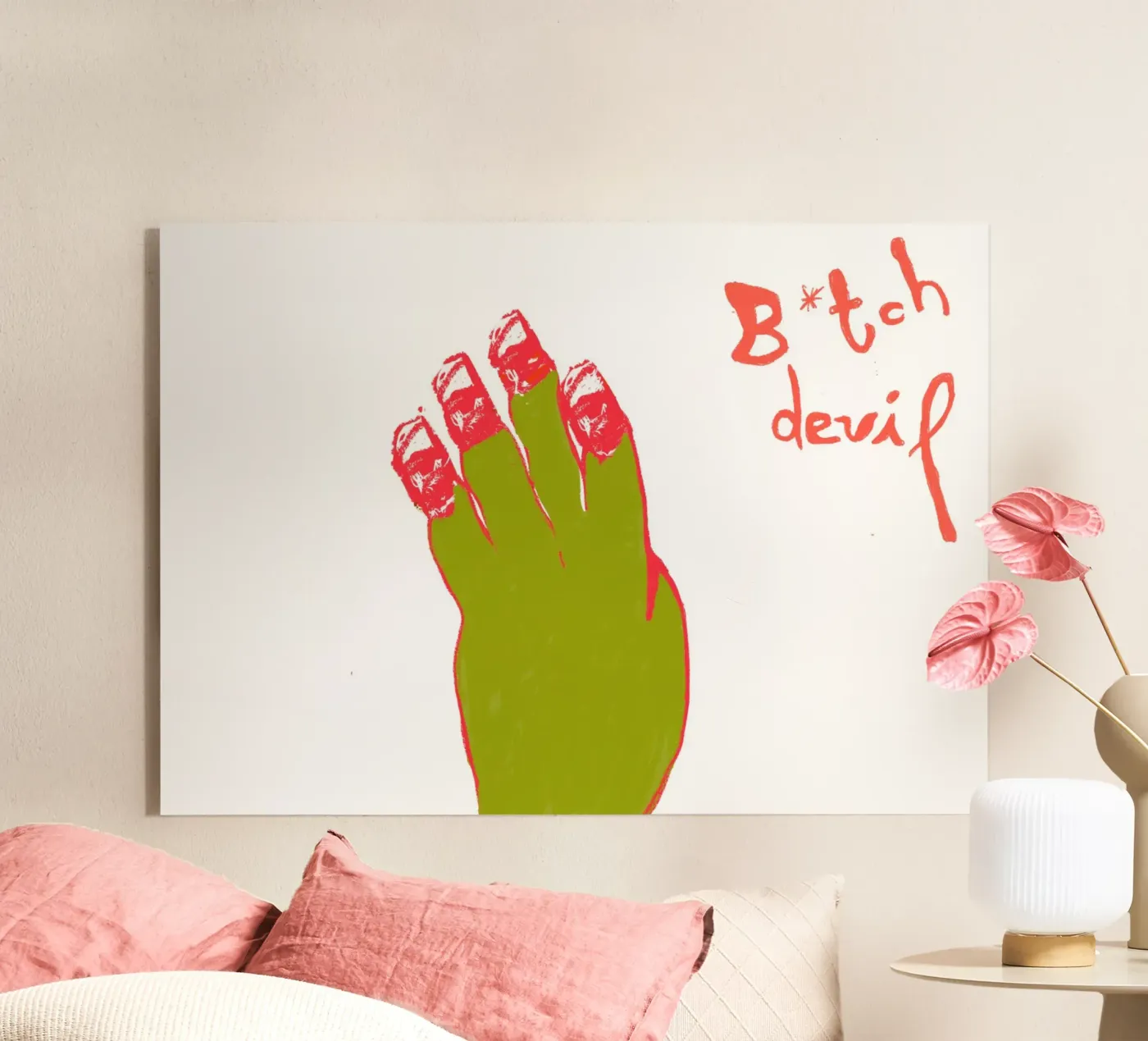 Female Devil Acryl-Glas von Nepomuk