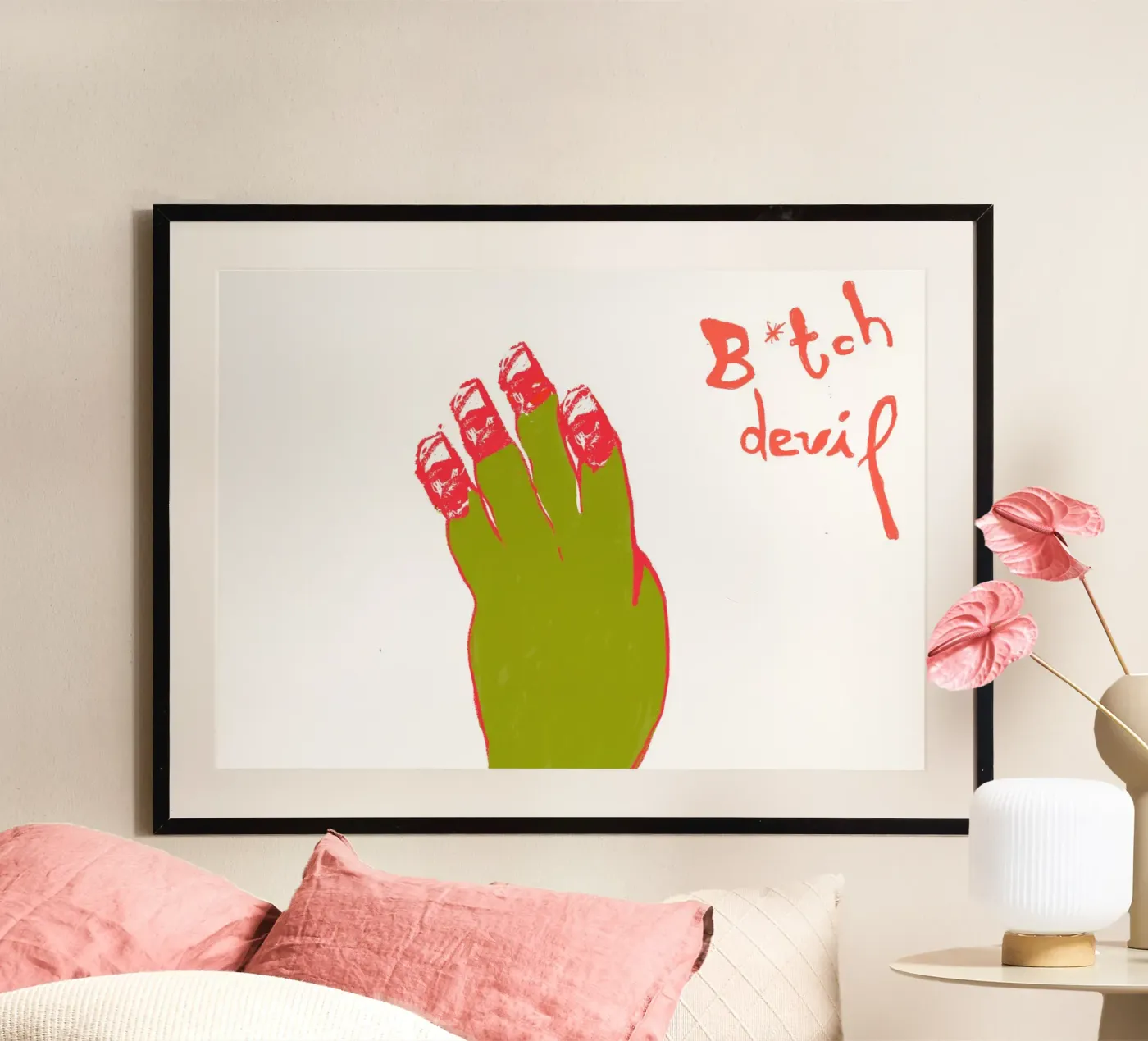 Female Devil poster by Nepomuk