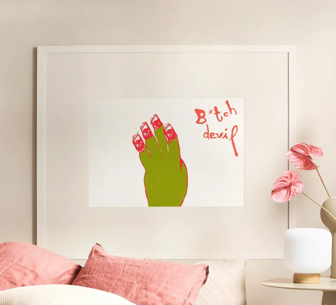 Female Devil poster by Nepomuk