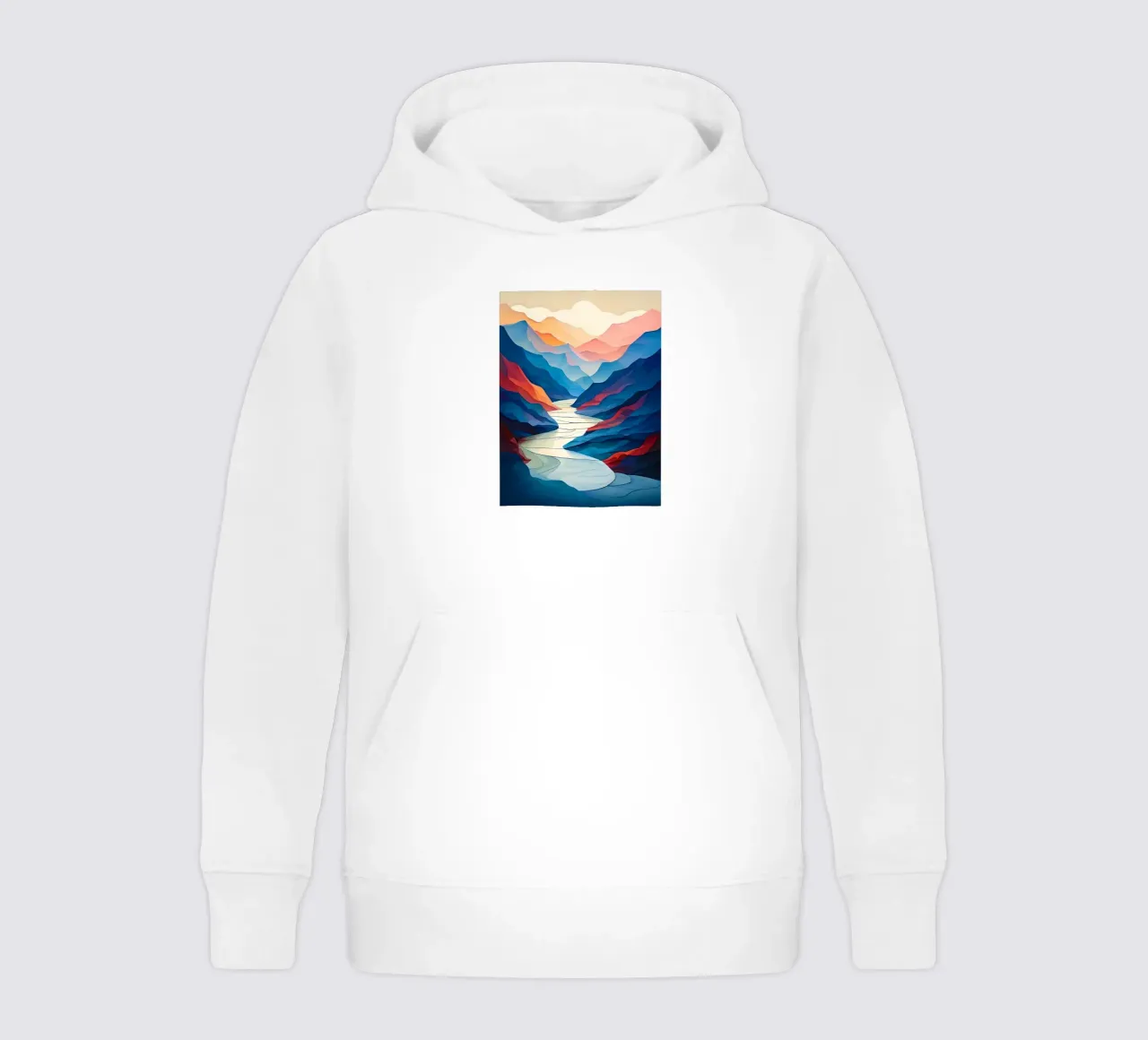 Serpentine Serenity felpa bambino con cappuccio da Artistic-shop