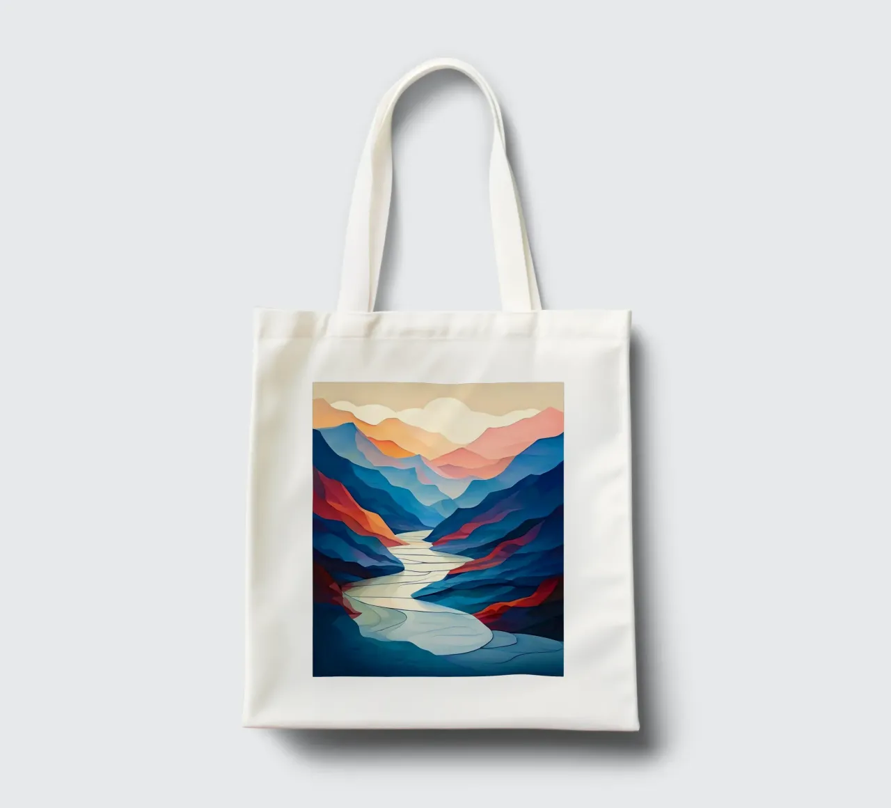 Serpentine Serenity borsa in juta da Artistic-shop