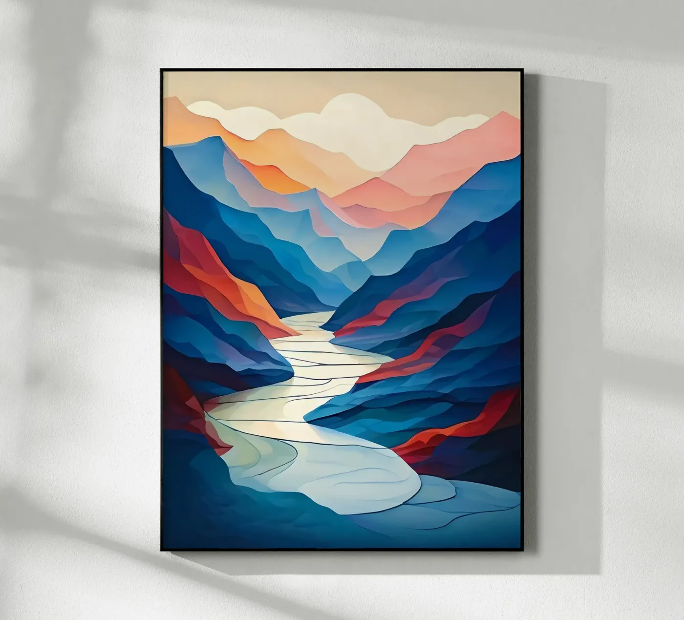 Serpentine Serenity plexiglass da Artistic-shop