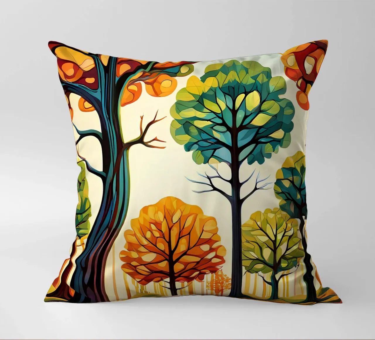 Paesaggio onirico autunnale cuscino da Artistic-shop