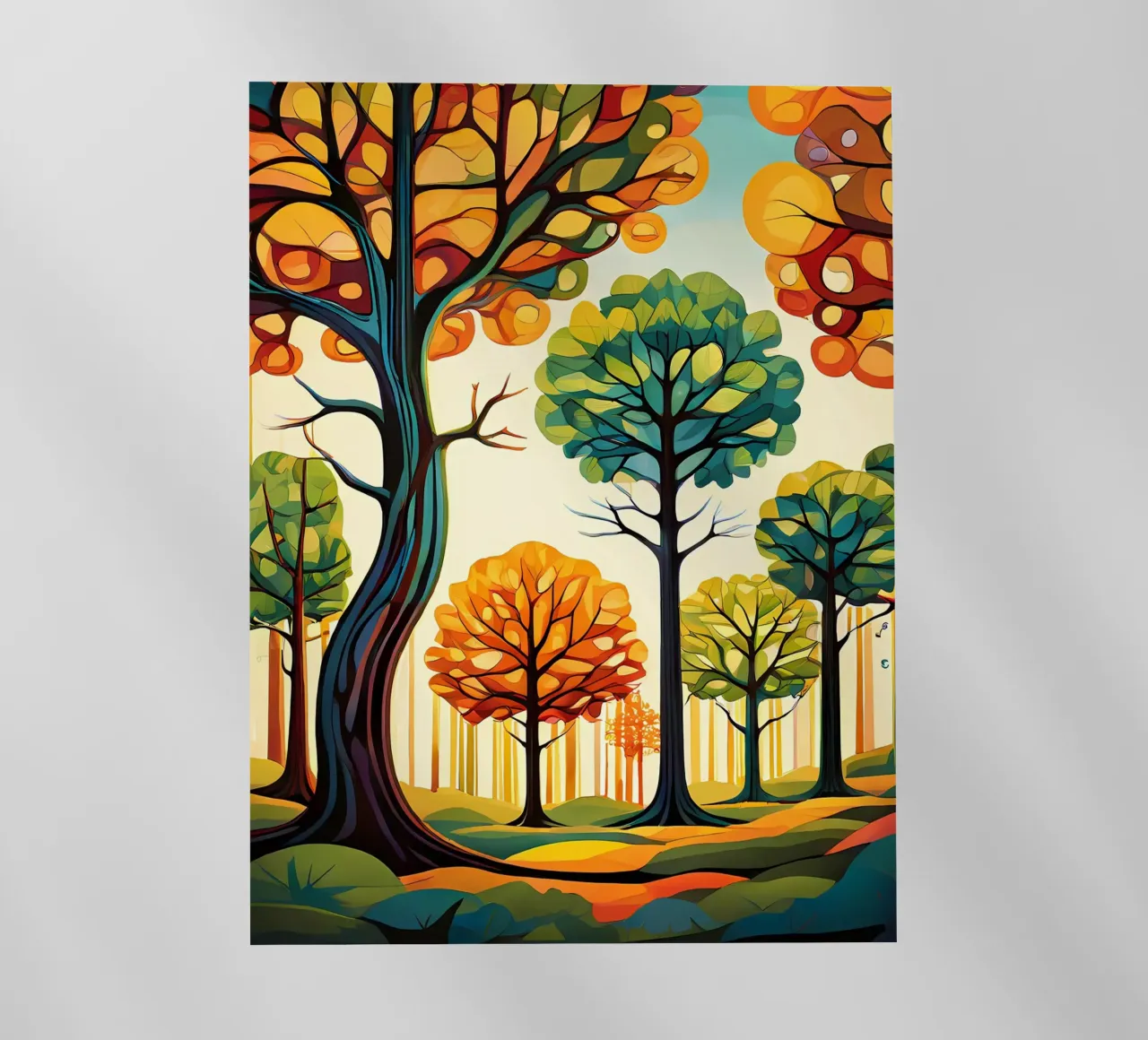 Paesaggio onirico autunnale pellicola backlit da Artistic-shop