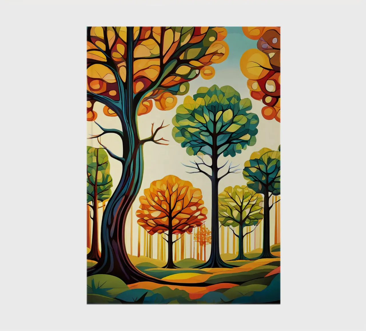 Paesaggio onirico autunnale diario da Artistic-shop
