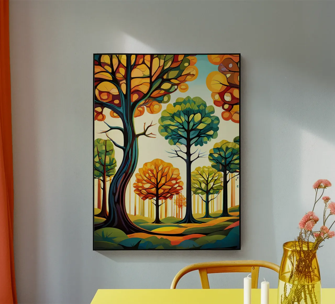 Paesaggio onirico autunnale plexiglass da Artistic-shop