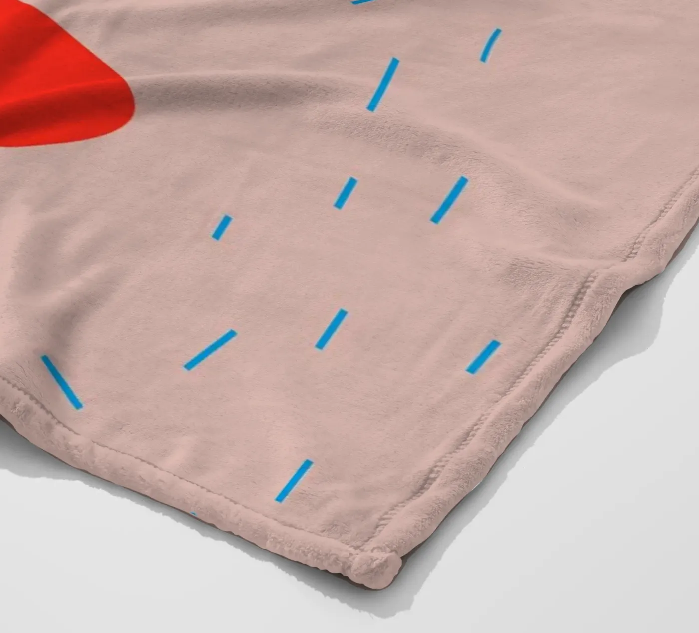 Licht fleecedeken van FRICKE DESIGN