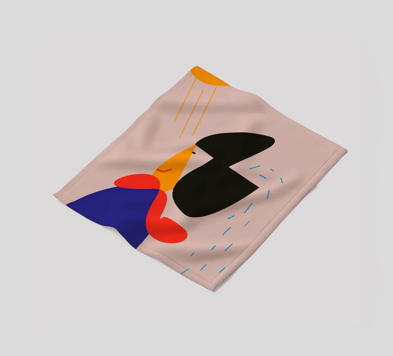 light. Fleecedecke von FRICKE DESIGN