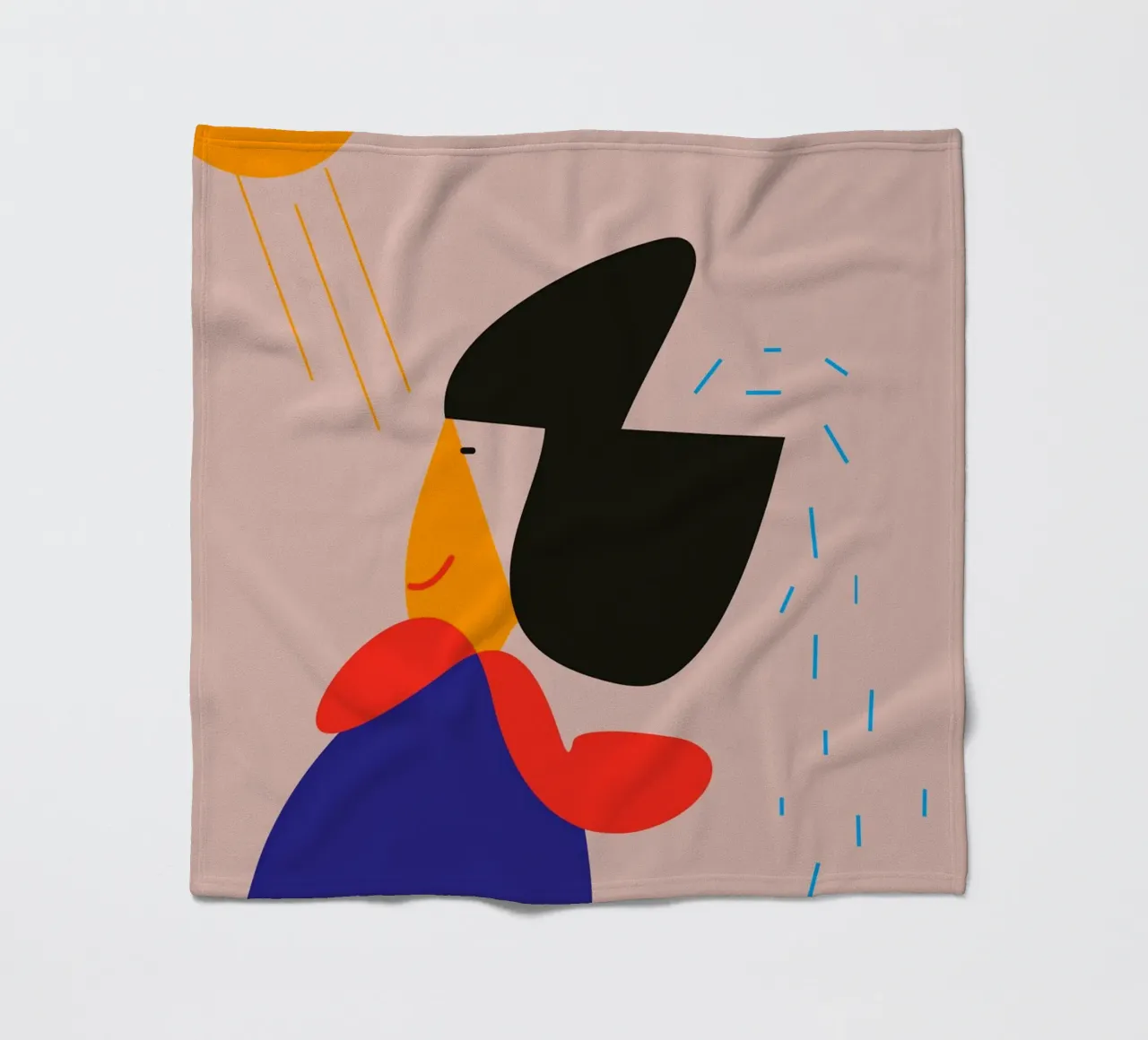 light. Fleecedecke von FRICKE DESIGN