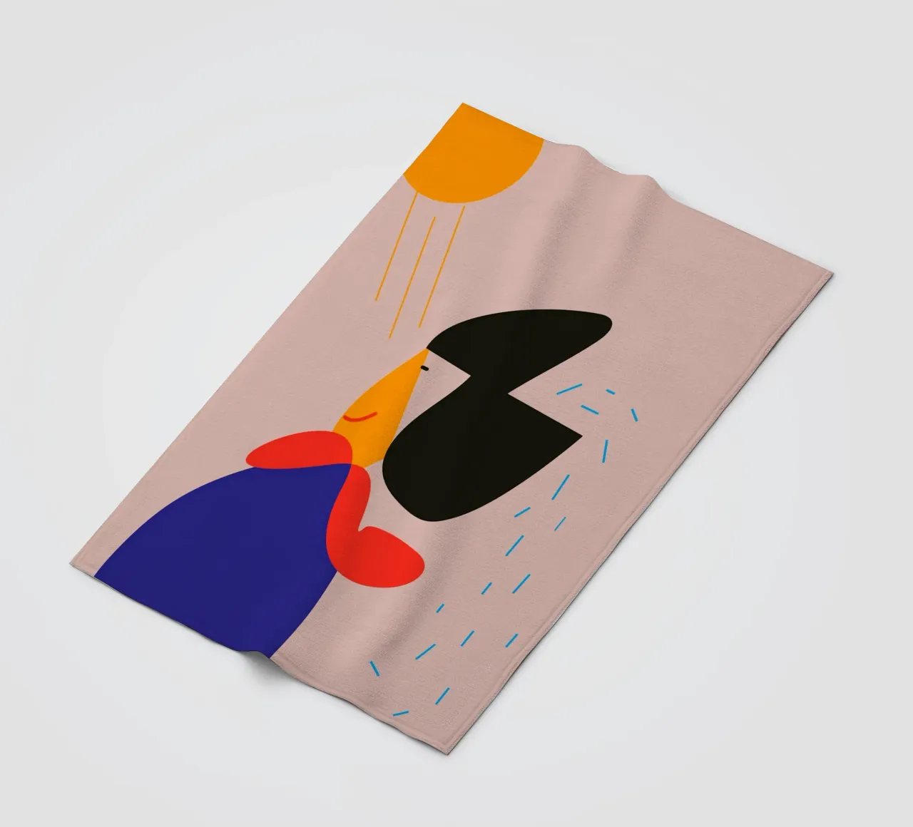 light. Fleecedecke von FRICKE DESIGN