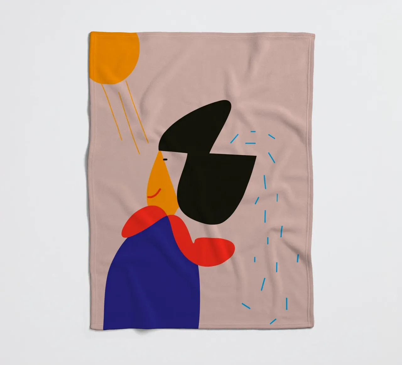 light. Fleecedecke von FRICKE DESIGN