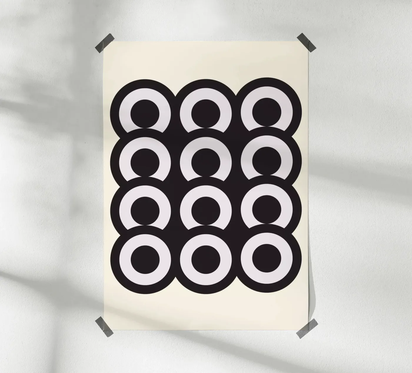 Cerchi geometrici poster da Sen Studio Art