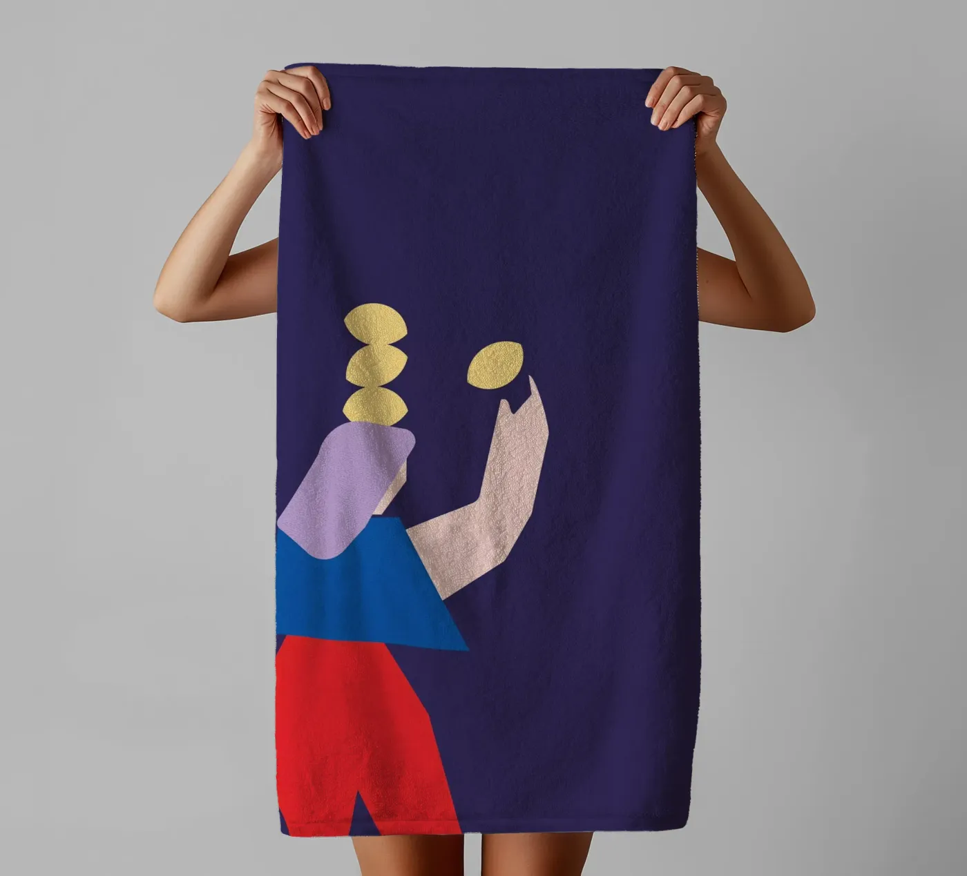 Zitronen Handtuch von FRICKE DESIGN