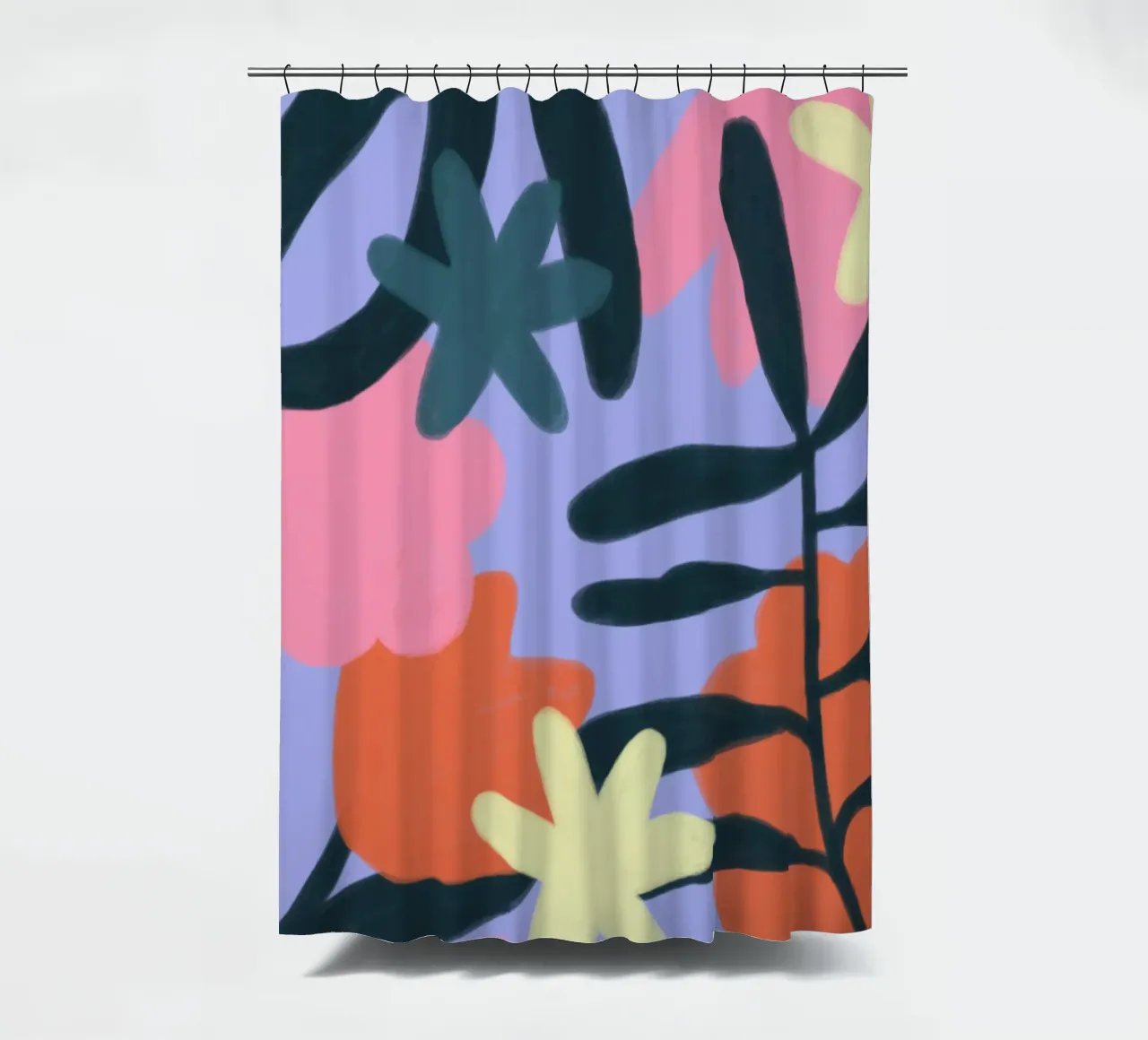 I fiori tenda da doccia da bonbureau